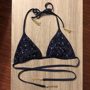 AP Sequin Bikini Top